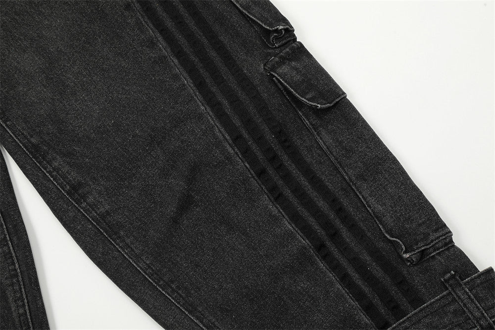 Baumwolljeans - Multi-Pocket-Design - Bequeme Mode