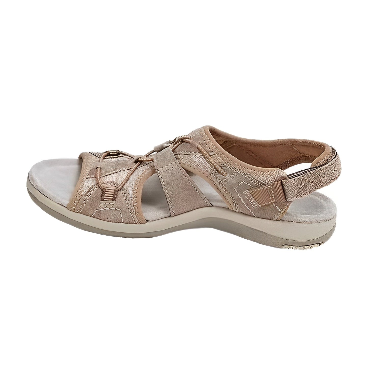 Trekkingsandalen mit elastikband und komfortsohle