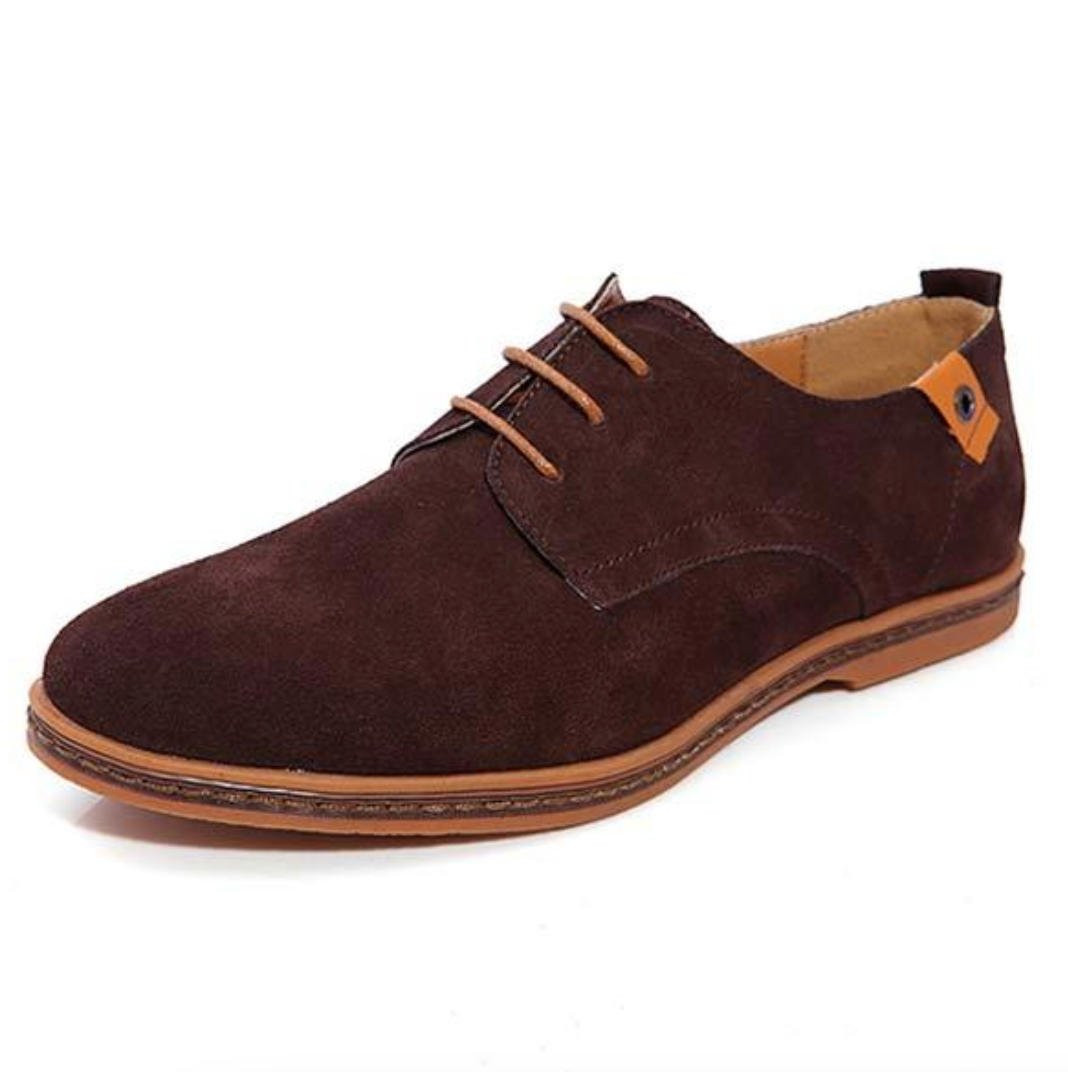 Elegante Herren-Wildleder-Schnürschuhe