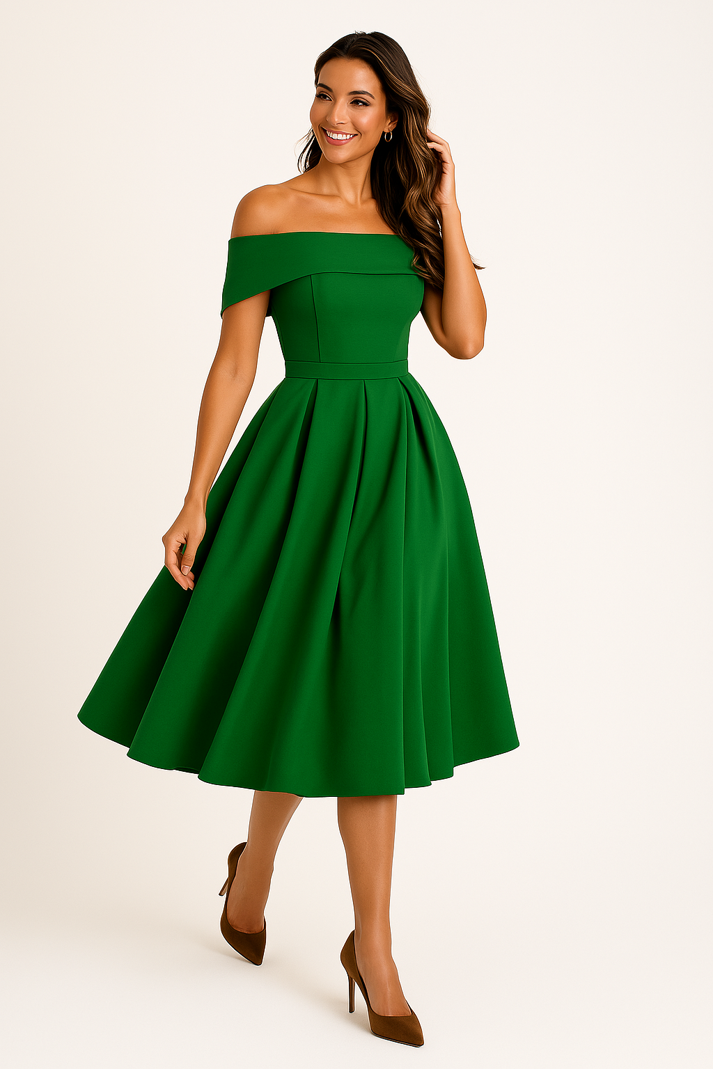 Gabriela | Casual Fashion Trägerloses Partykleid aus Satin