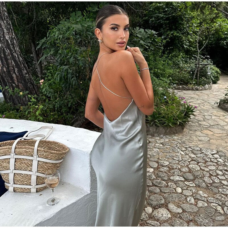 Lidia | Langes Kleid für Frauen : Langes Kleid für Frauen