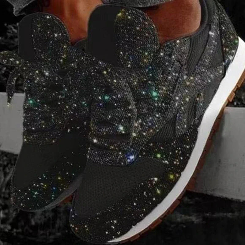 Yamilis | Sneakers mit Glitzer und Pailletten