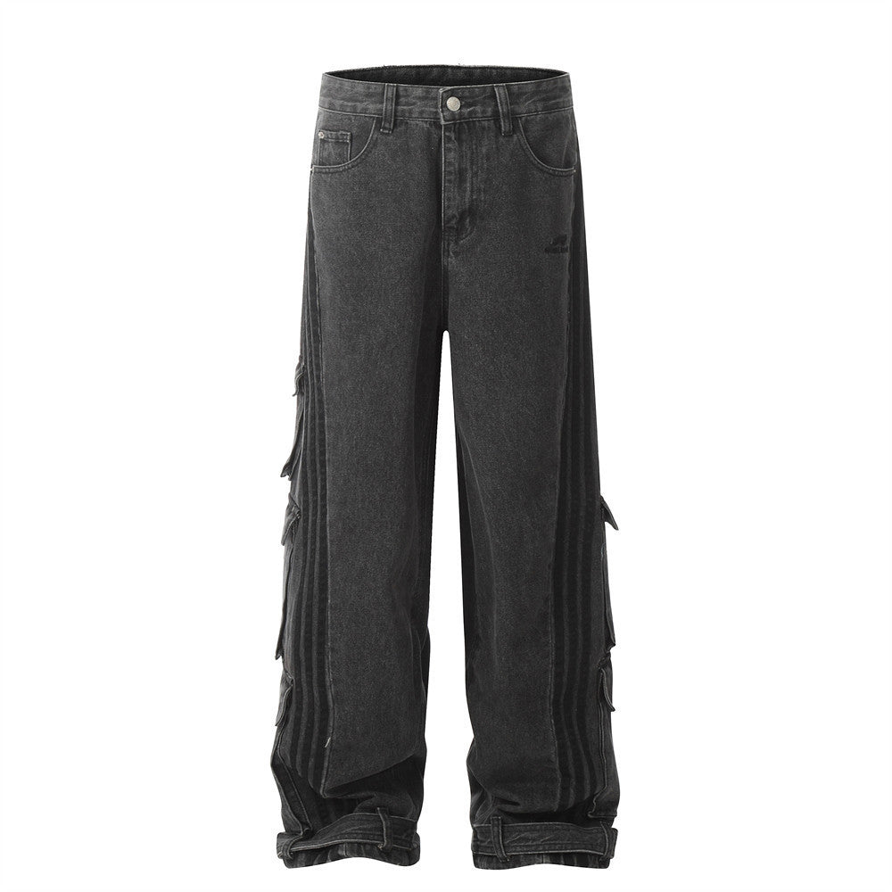 Baumwolljeans - Multi-Pocket-Design - Bequeme Mode