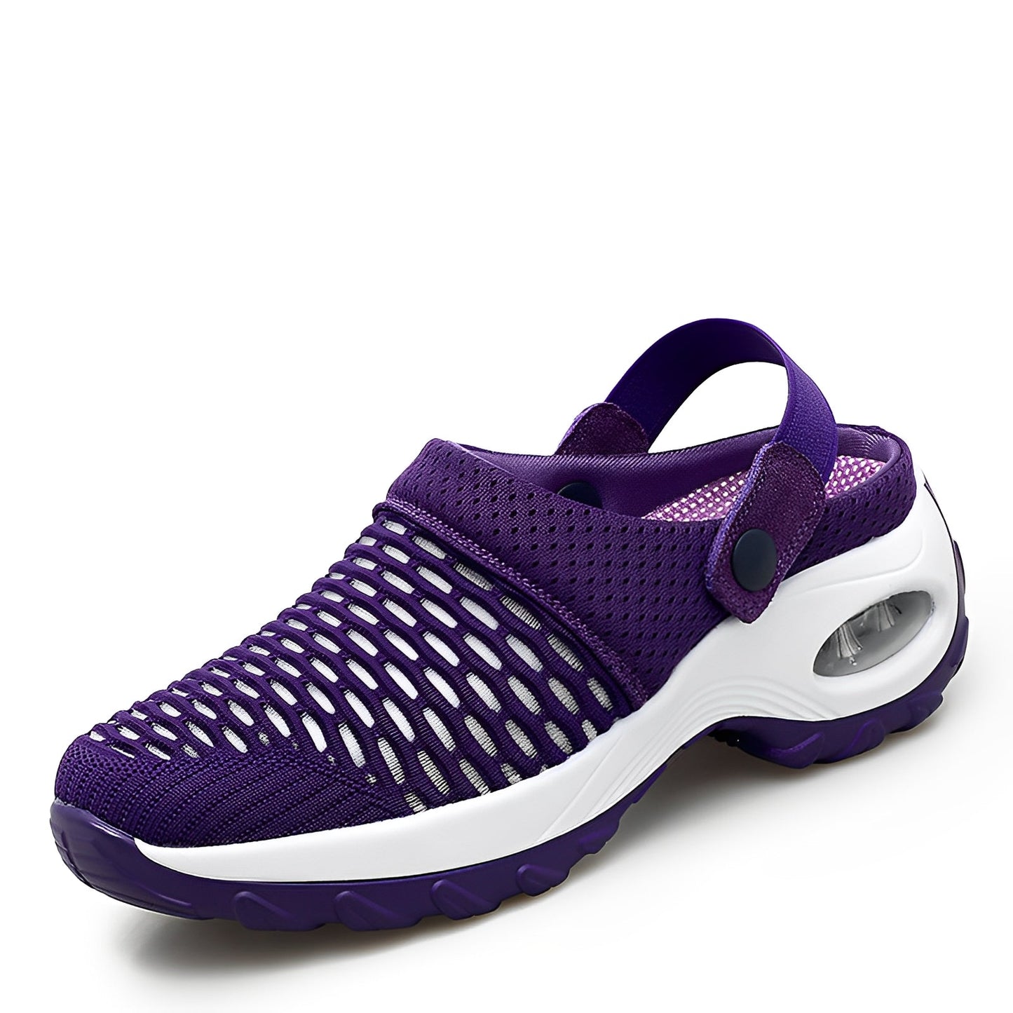 Atmungsaktive mesh-clogs mit flexibler sohle