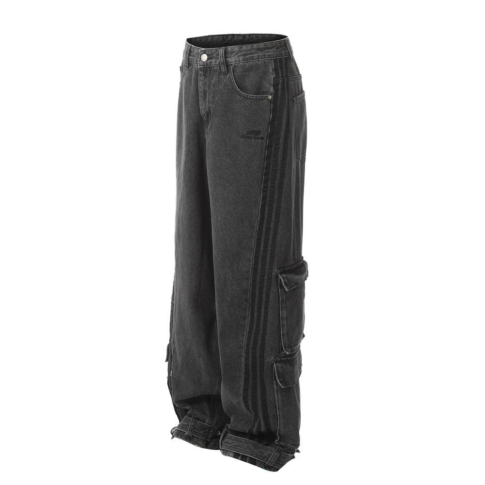 Baumwolljeans - Multi-Pocket-Design - Bequeme Mode