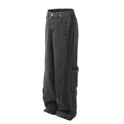 Baumwolljeans - Multi-Pocket-Design - Bequeme Mode