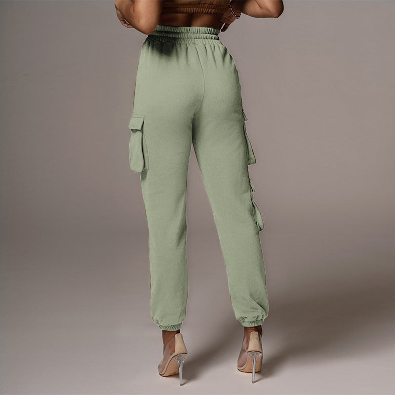 Lea | Jogger-Cargohose mit elastischem Bund und Klappentaschen