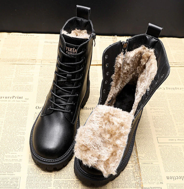 Jonas - Herren Winterboots mit Fellfutter und Reißverschluss