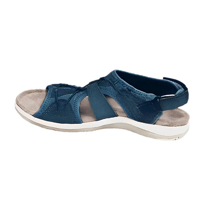 Trekkingsandalen mit elastikband und komfortsohle