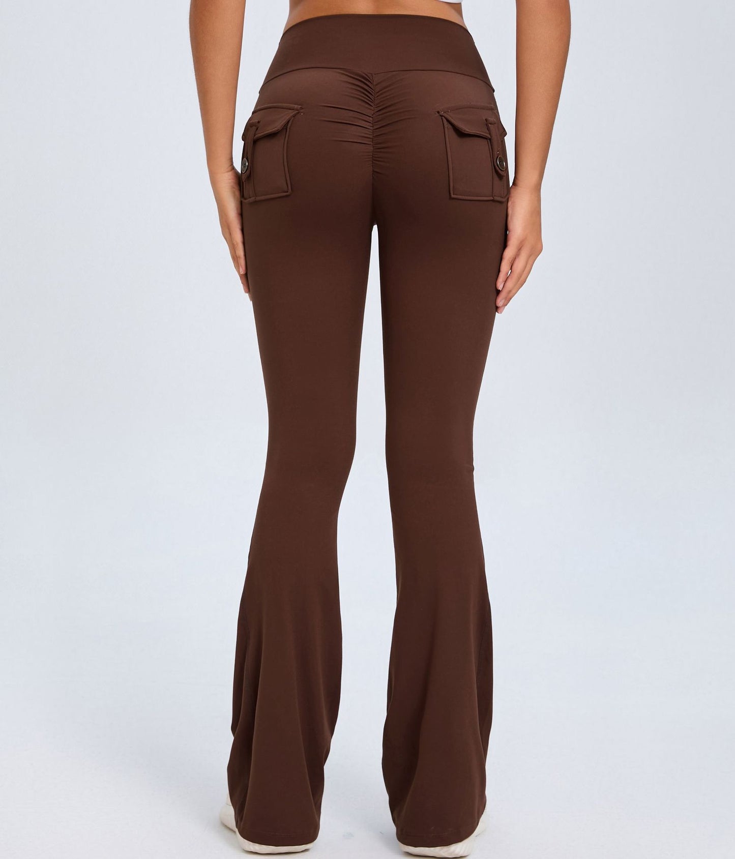 Nova | Flared Sporthose mit High-Waist-Bund und Stretchmaterial