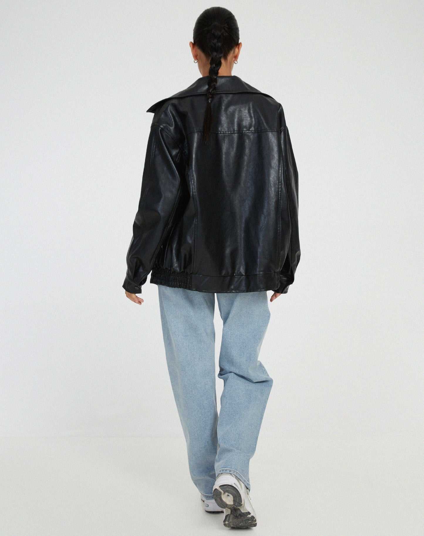 Sophie - Damen Lederjacke im Oversize-Look