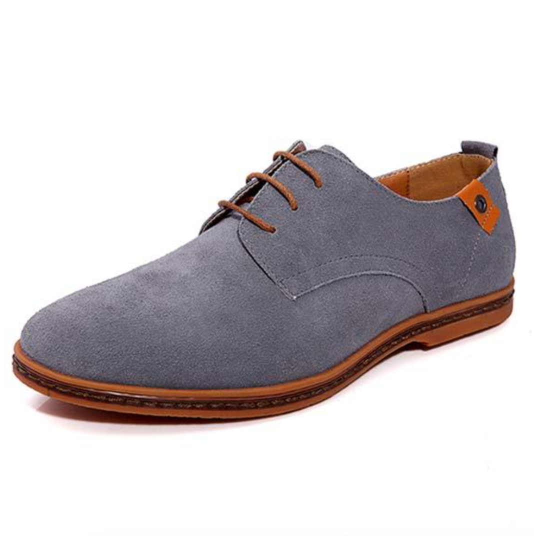 Elegante Herren-Wildleder-Schnürschuhe