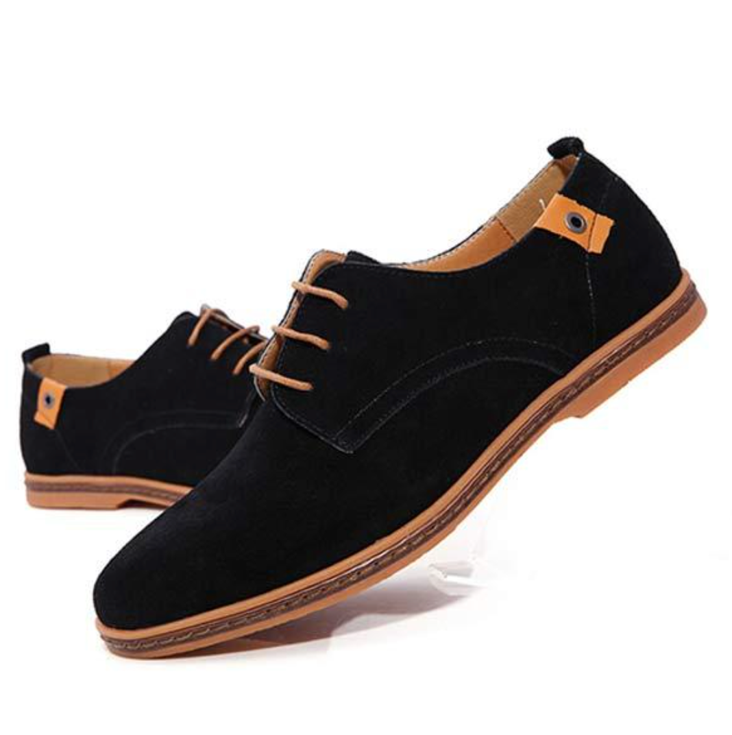 Elegante Herren-Wildleder-Schnürschuhe