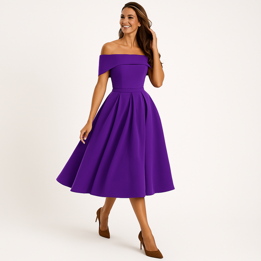 Gabriela | Casual Fashion Trägerloses Partykleid aus Satin