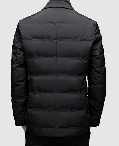 Herren Stepp-Blazerjacke mit tailliertem Schnitt