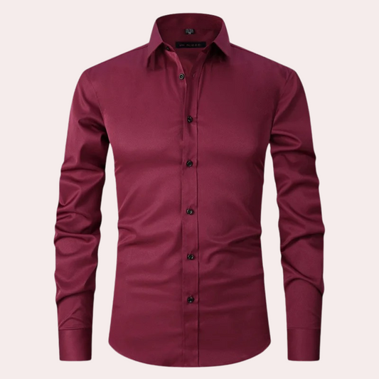 Klassisches Herrenhemd in Hellblau – Slim Fit mit Stretch-Komfort