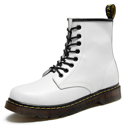 Unisex-Schnürstiefel im Combat-Stil mit dicker Sohle