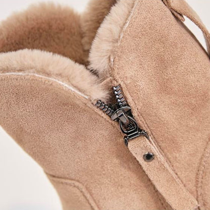 Isla - Damen Winterstiefel mit Fellfutter und Reißverschluss
