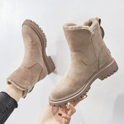 Isla - Damen Winterstiefel mit Fellfutter und Reißverschluss