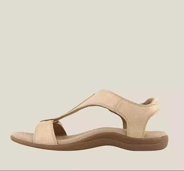 Damen-Sandalen, schwarz, mit Schnalle, offener Zeh, Sommerdesign, Vintage-Keilabsatz, bequem, ideal für Freizeit und Alltag.
