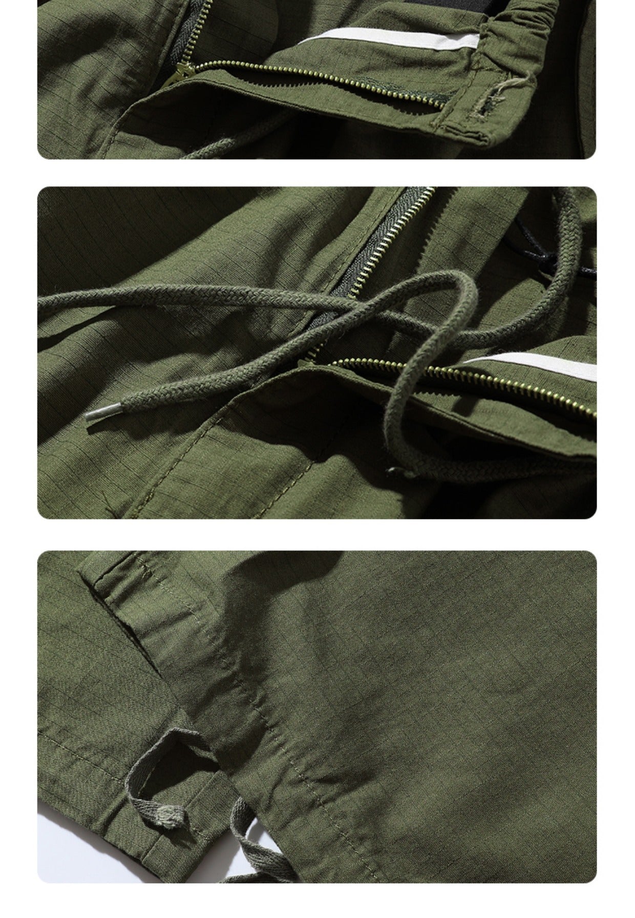 Cargohose für Männer und Frauen - Retro Khaki - Vielseitig